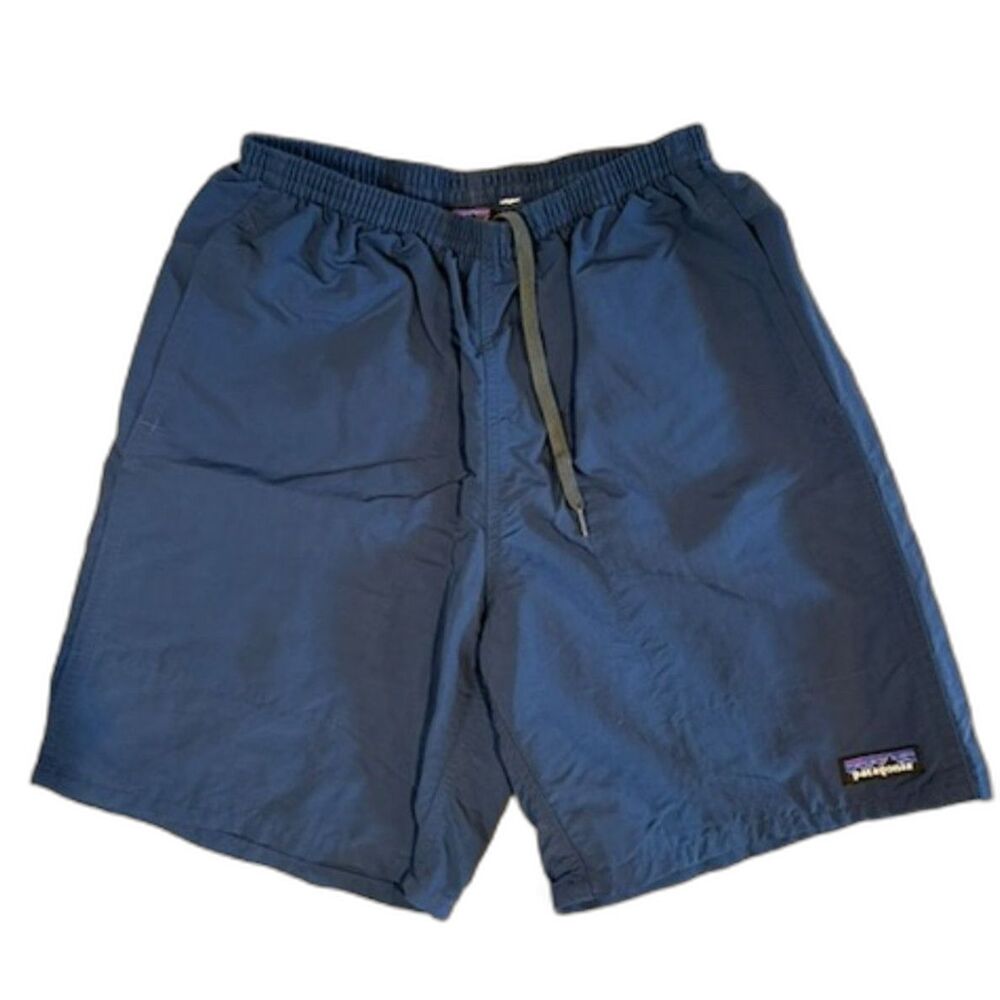 Patagonia Baggies Shorts Mens XS Navy Blue Nylon 6" Inseam Hiking Swim